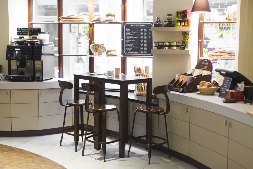 Intérieur boulangerie Tartinart