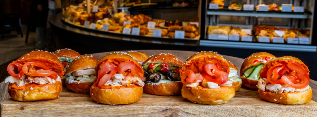 12 Buns Poulet rôti