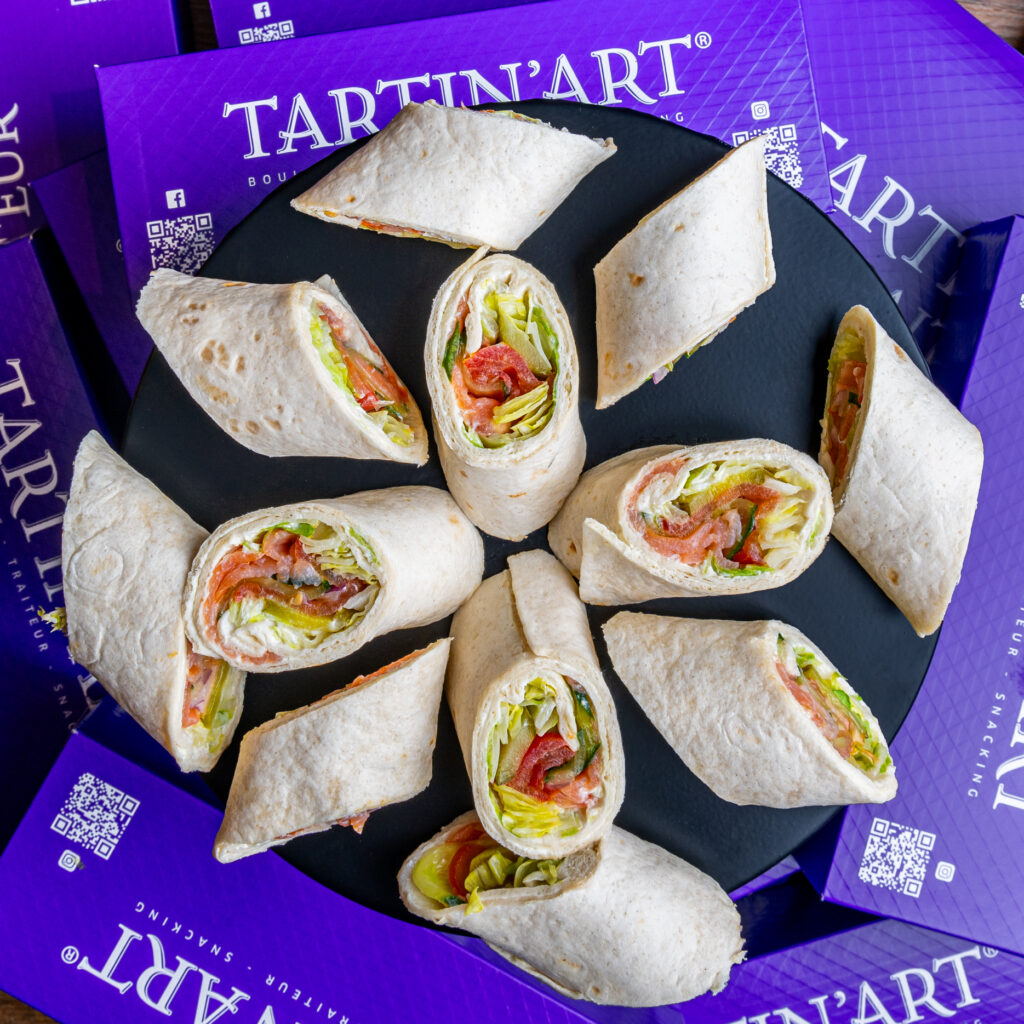 12 Wraps Végétariens
