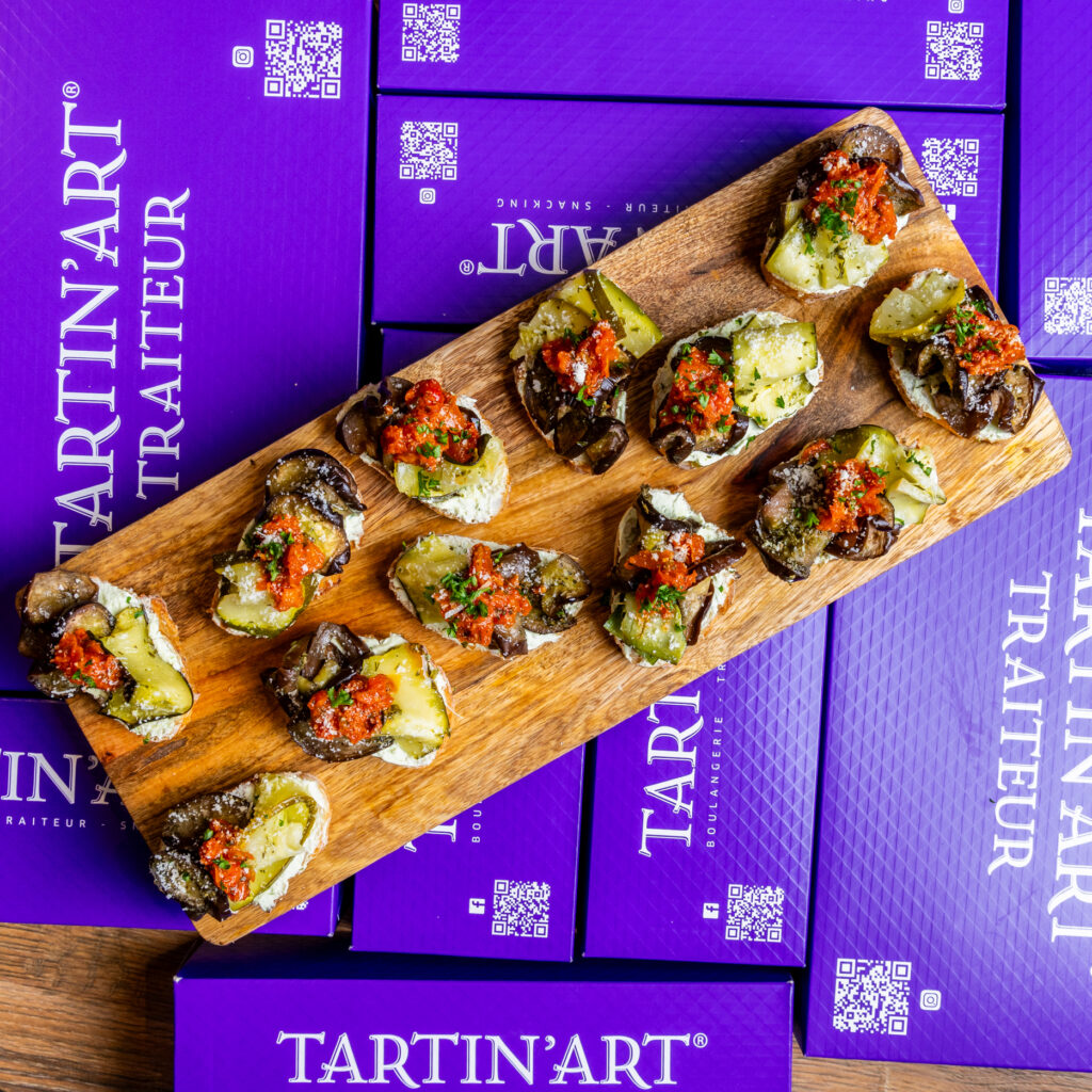 12 Tartines Légumes confits