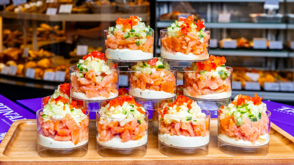 12 Verrines Saumon fumé