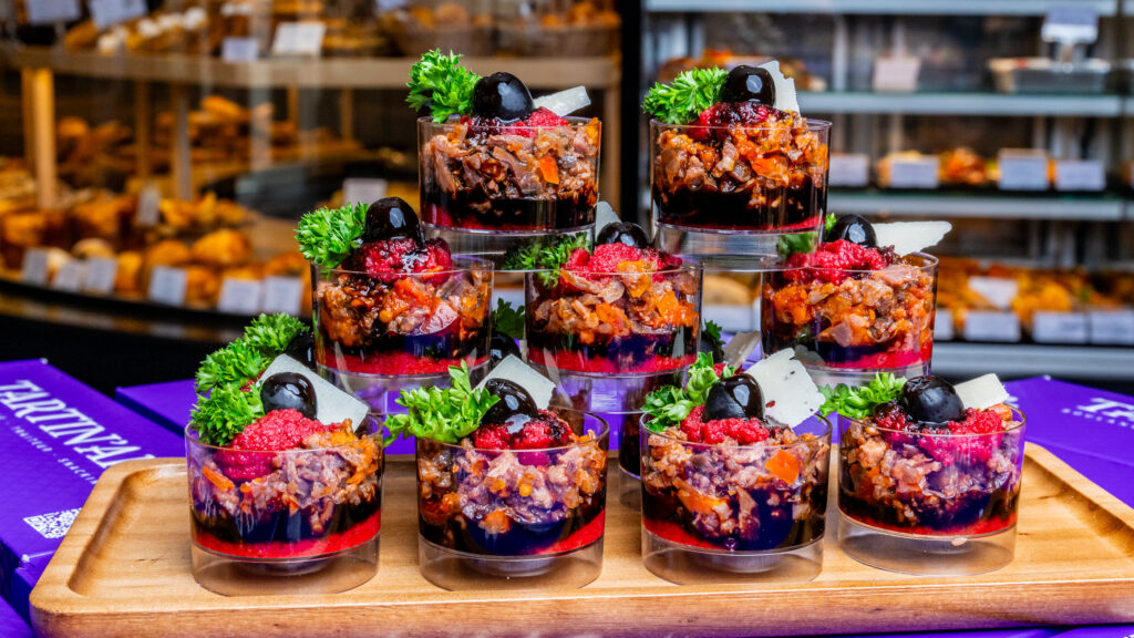 12 Verrines Bœuf rôti