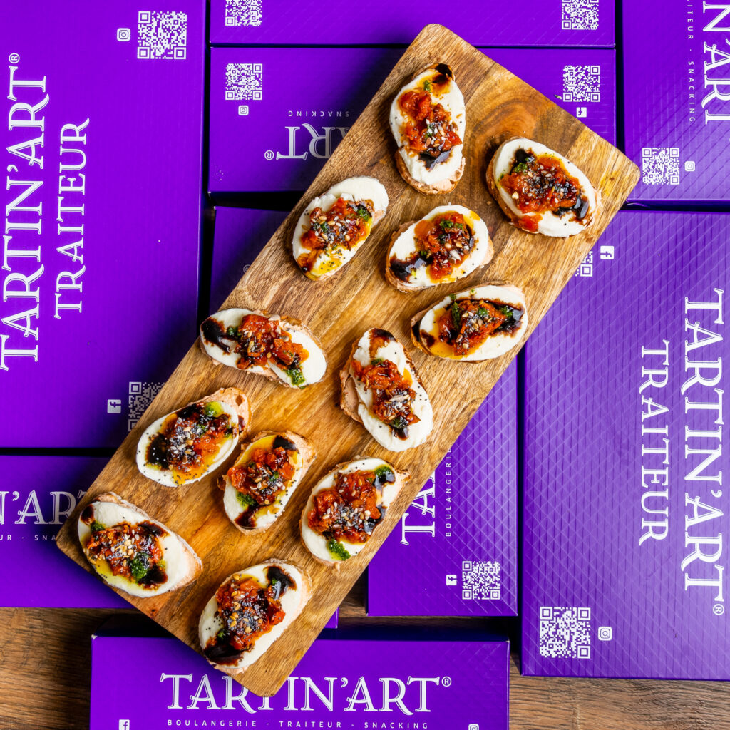 12 Tartines Tomates – Mozzarella